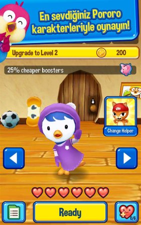 Pororo Penguin Run 1.1.0 Para ve Elmas Hileli Mod Apk indir