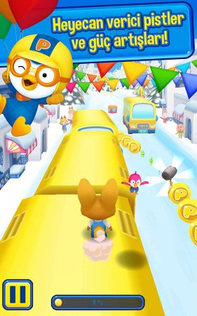 Pororo Penguin Run 1.1.0 Para ve Elmas Hileli Mod Apk indir
