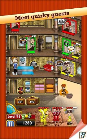 Hotel Dash 1.25.30 Para ve Kilitler Açık Hileli Mod Apk indir