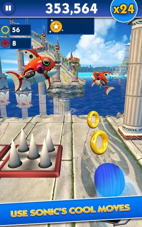 Sonic Dash 7.6.0 Para Hileli Mod Apk indir