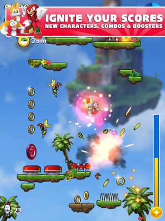 Sonic Jump Fever 1.5.3 Para Hileli Mod Apk indir