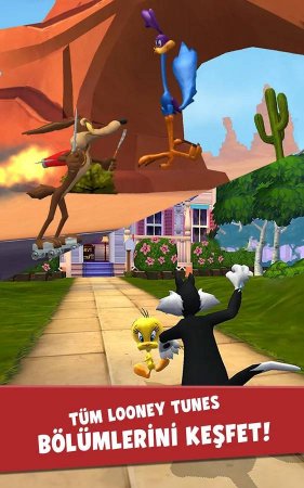 Looney Tunes Dash 43.3.0 Ölümsüzlük ve Para Hileli Mod Apk indir