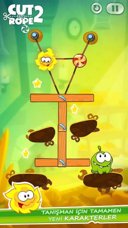 Cut the Rope 2 1.34.0 Para Hileli Mod Apk indir