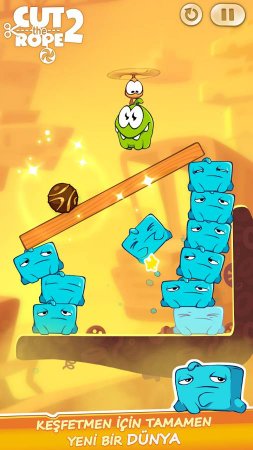 Cut the Rope 2 1.34.0 Para Hileli Mod Apk indir