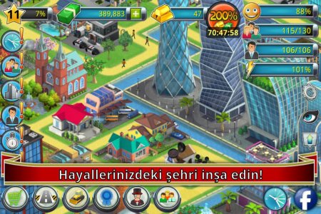 City Island 2 - Building Story 2.3.3 Para Hileli Mod Apk indir