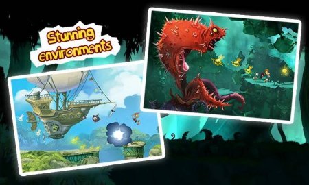 Rayman Jungle Run 2.4.3 Tüm Bölümler Açık Hileli Mod Apk indir