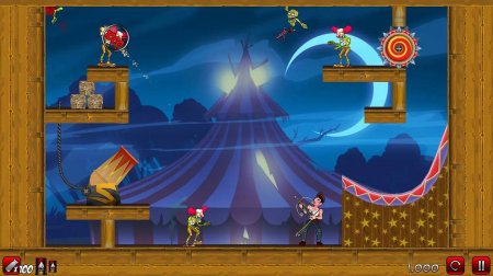 Stupid Zombies 2 1.5.2 Mermi ve Bölümler Açık Hileli Mod Apk indir