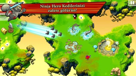 Ninja Hero Cats 1.3.0 Balık ve İnci Hileli Mod Apk indir