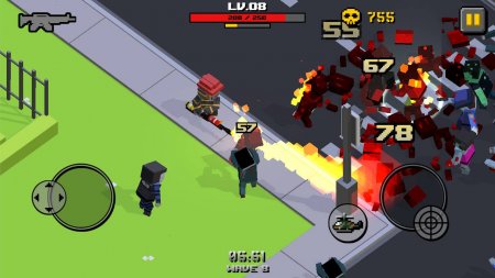 Cube Zombie War 1.2.2 Para Hileli Mod Apk indir