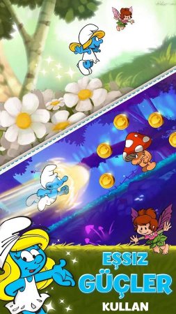 Şirinler Epic Run 1.4.1 Para Hileli Mod Apk indir