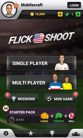 Flick Shoot US: Multiplayer 1 Para Hileli Mod Apk indir