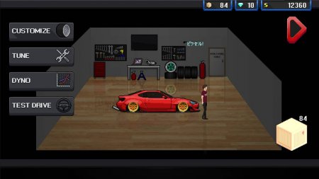 Pixel Car Racer 1.2.5 Kutu Hileli Mod Apk indir