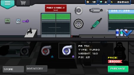 Pixel Car Racer 1.2.3 Kutu Hileli Mod Apk indir