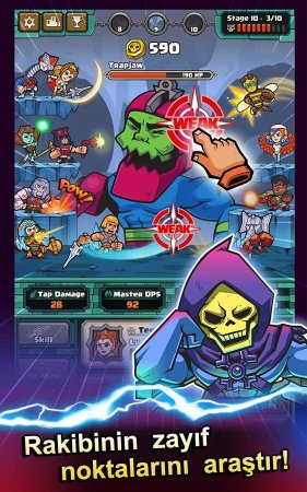 He-Man Tappers of Grayskull 1.0.5 Sonsuz Kristal Hileli Mod Apk indir