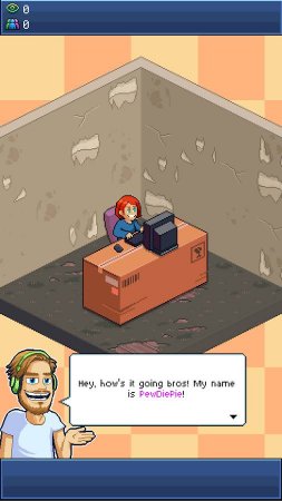 PewDiePie's Tuber Simulator 2.44.0 Para Hileli Mod Apk indir
