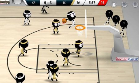 Stickman Basketball 2017 1.1.1 Kilitler Açık Hileli Mod Apk indir