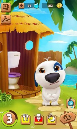 Benim Konuşan Hank'im 3.1.0.31413 Altın ve Kristal Hileli Mod Apk indir