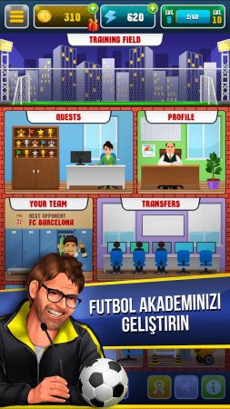 Soccer Academy Simulator 2.23 Para Hileli Mod Apk indir
