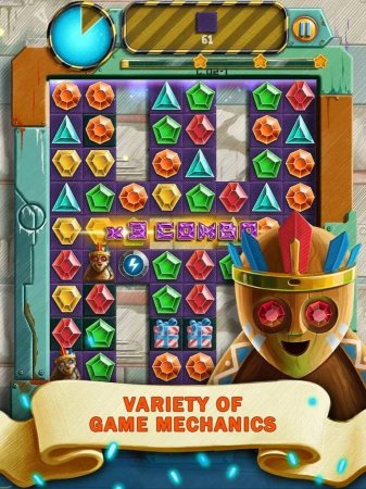 Doodle Jewels Match 3 1.0.3 Para Hileli Mod Apk indir