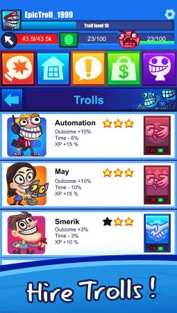 Troll Face Clicker Quest 0.93 Para Hileli Mod Apk indir