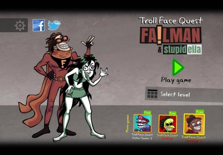 Troll Face Quest: Stupidella and Failman 0.9.2 Kilitler Açık Hileli Mod Apk indir