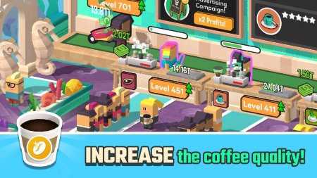 Idle Coffee Corp 1.6.464 Kolay Hileli Mod Apk indir