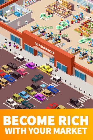 Idle Supermarket Tycoon 3.1.2 Para Hileli Mod Apk indir