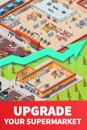 Idle Supermarket Tycoon 3.1.2 Para Hileli Mod Apk indir