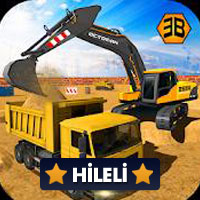 Heavy Excavator Crane City Construction Sim 2017 1.1 Para Hileli Mod Apk indir