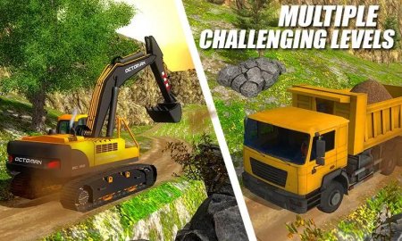 Heavy Excavator Crane City Construction Sim 2017 1.1 Para Hileli Mod Apk indir
