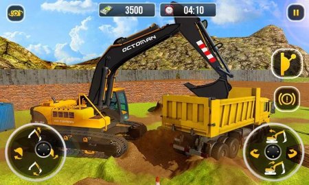 Heavy Excavator Crane City Construction Sim 2017 1.1 Para Hileli Mod Apk indir