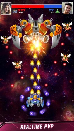 Space Shooter - Galaxy Attack 1.703 Kristal Hileli Mod Apk indir