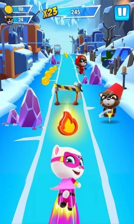 Talking Tom Hero Dash 25.1.5.8153 Para Hileli Mod Apk indir