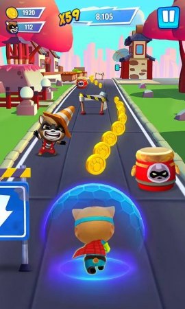 Talking Tom Hero Dash 25.1.5.8153 Para Hileli Mod Apk indir
