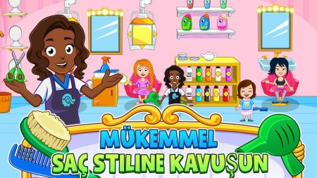 My Town : Beauty Spa Hair Salon 1.00 Kilitler Açık Hileli Mod Apk indir