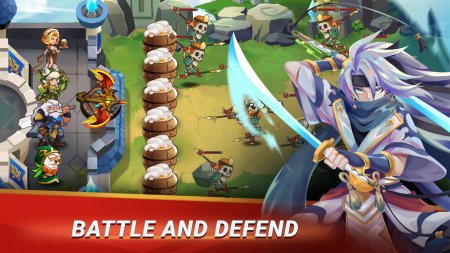 Castle Defender Premium: Hero Idle Defense TD 1.8.3 Para Hileli Mod Apk indir