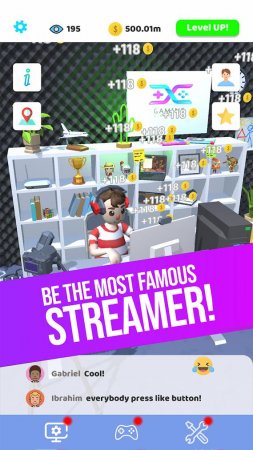 Idle Streamer! 1.44 Para Hileli Mod Apk indir