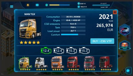 Virtual Truck Manager 2 1.0.20 Reklamsız Hileli Mod Apk indir