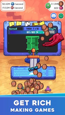 Workidle Tycoon 0.12.0 Elmas Hileli Mod Apk indir