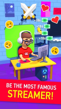 Idle Streamer Tycoon 2.6 Para Hileli Mod Apk indir