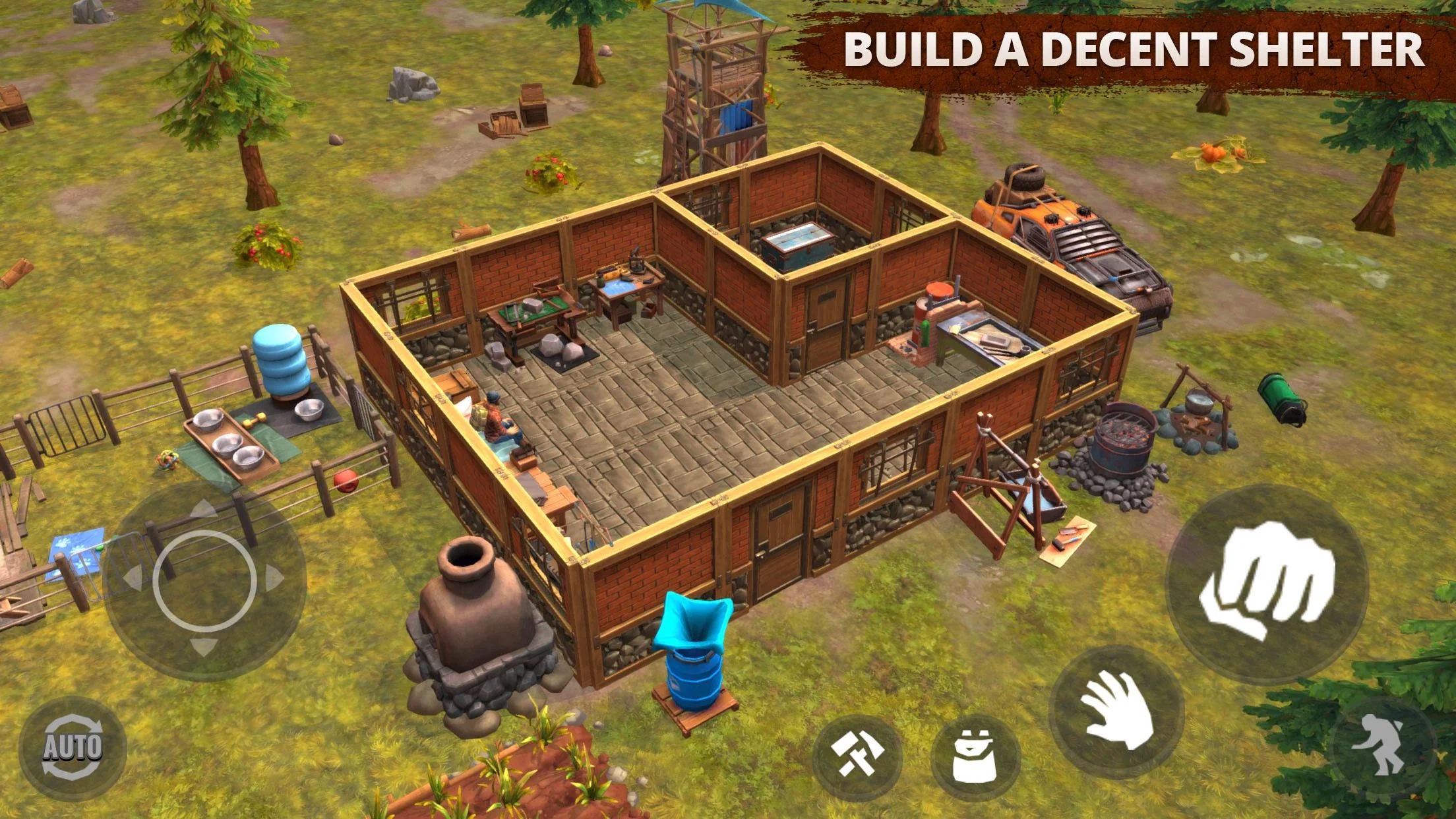 Игра там где можно строить дом