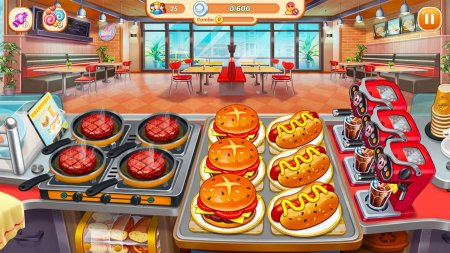 Crazy Diner: Crazy Chef's Cooking Game 1.0.11 Para Hileli Mod Apk indir