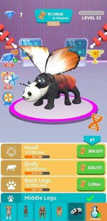 Idle Animal Evolution 1.02 Elmas Hileli Mod Apk indir