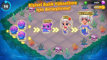 Merge Mermaids 2.25.0 Para Hileli Mod Apk indir