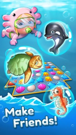 Ocean Friends: Match 3 Puzzle 33 Güçlendirici Hileli Mod Apk indir