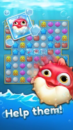 Ocean Friends: Match 3 Puzzle 33 Güçlendirici Hileli Mod Apk indir