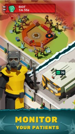 Idle Zombie Hospital Tycoon: Management Game 2.12.0 Para Hileli Mod Apk indir
