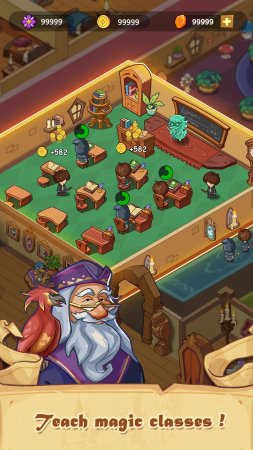 Idle Magic School 2.9.9 Para Hileli Mod Apk indir