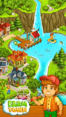 Farm Town 3.51 Para Hileli Mod Apk indir