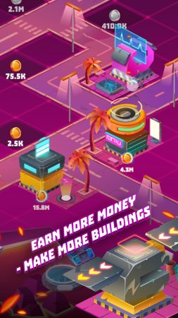 Cyber City - Idle Clicker 0.6.4 Para Hileli Mod Apk indir